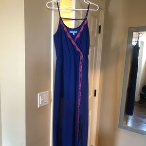 Royal blue maxi dress